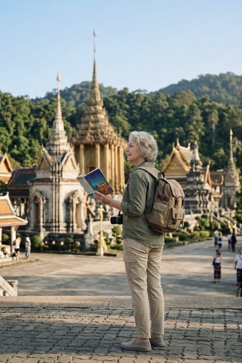 Senior traveler
